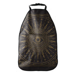 Sun All Seeing Eye Print Car Seat Organizers