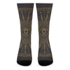 Sun All Seeing Eye Print Crew Socks