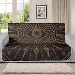 Sun All Seeing Eye Print Futon Protector