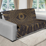 Sun All Seeing Eye Print Futon Protector