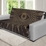 Sun All Seeing Eye Print Futon Protector