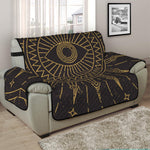 Sun All Seeing Eye Print Half Sofa Protector