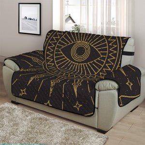 Sun All Seeing Eye Print Half Sofa Protector