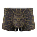 Sun All Seeing Eye Print Men's Boxer Briefs