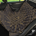 Sun All Seeing Eye Print Pet Car Back Seat Cover