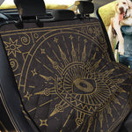 Sun All Seeing Eye Print Pet Car Back Seat Cover