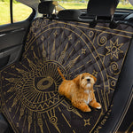 Sun All Seeing Eye Print Pet Car Back Seat Cover