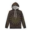 Sun All Seeing Eye Print Pullover Hoodie