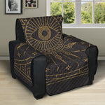 Sun All Seeing Eye Print Recliner Protector