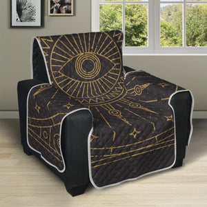 Sun All Seeing Eye Print Recliner Protector