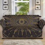 Sun All Seeing Eye Print Sofa Protector