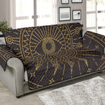 Sun All Seeing Eye Print Sofa Protector