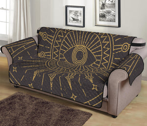 Sun All Seeing Eye Print Sofa Protector