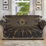 Sun All Seeing Eye Print Sofa Protector