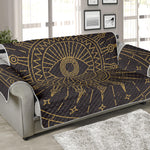 Sun All Seeing Eye Print Sofa Protector