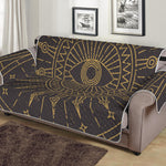 Sun All Seeing Eye Print Sofa Protector