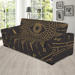 Sun All Seeing Eye Print Sofa Slipcover