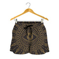 Sun All Seeing Eye Print Women's Shorts