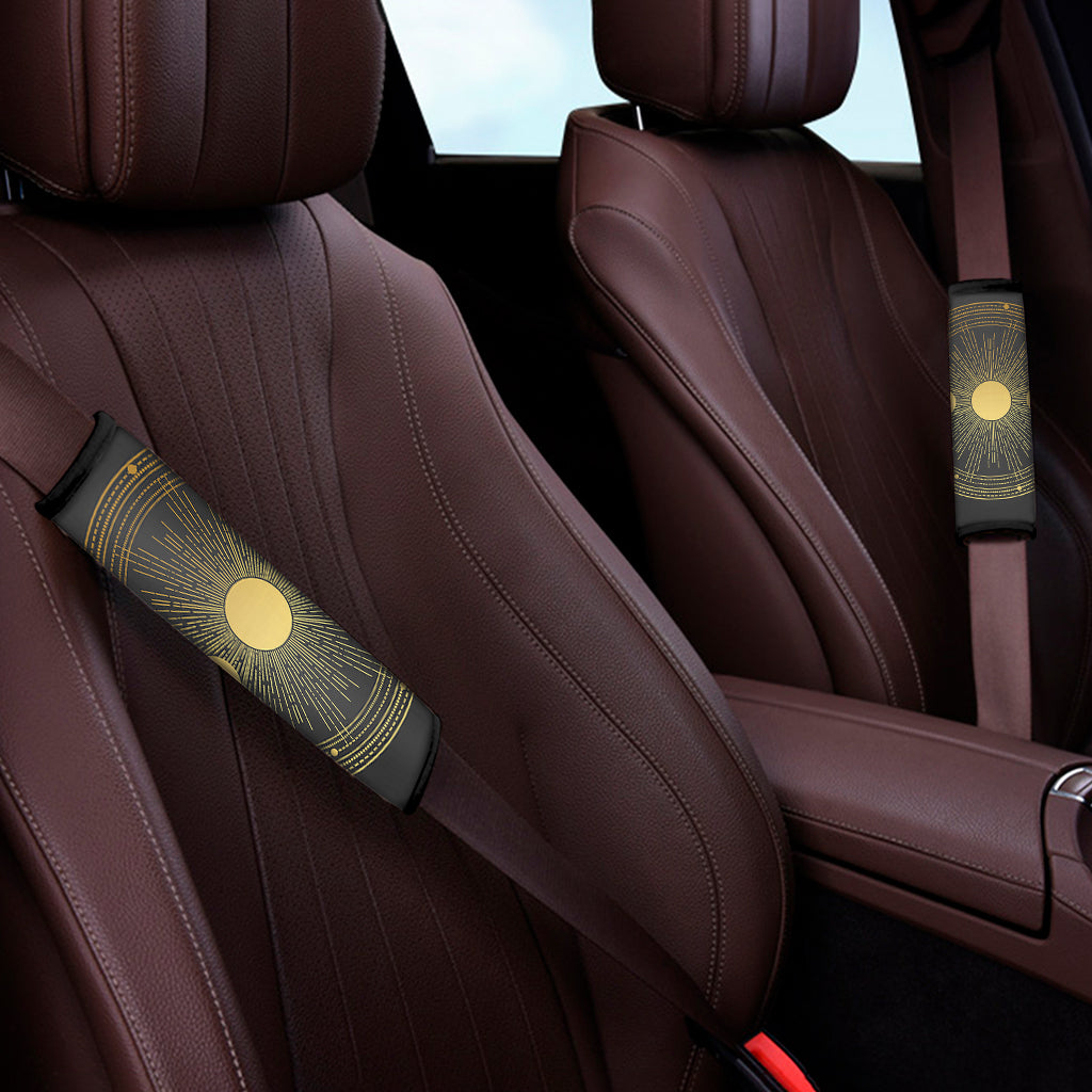 Sun And Moon Phase Print Car Seat Belt Covers