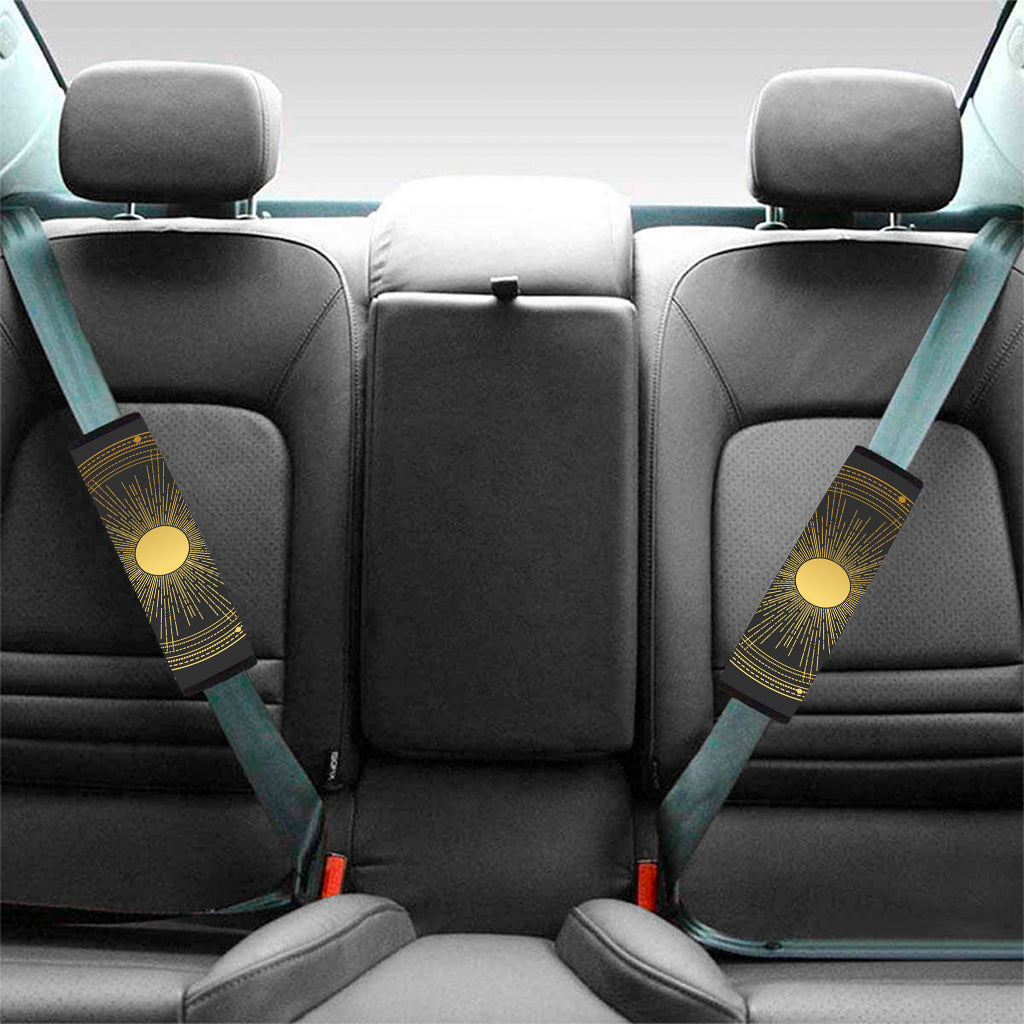 Sun And Moon Phase Print Car Seat Belt Covers