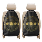 Sun And Moon Phase Print Car Seat Organizers