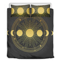 Sun And Moon Phase Print Duvet Cover Bedding Set