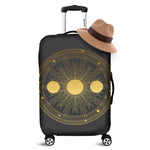 Sun And Moon Phase Print Luggage Cover