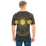 Sun And Moon Phase Print Men's T-Shirt