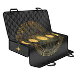 Sun And Moon Phase Print Pet Car Back Seat Cover