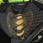 Sun And Moon Phase Print Pet Car Back Seat Cover