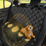 Sun And Moon Phase Print Pet Car Back Seat Cover