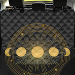 Sun And Moon Phase Print Pet Car Back Seat Cover