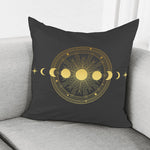 Sun And Moon Phase Print Pillow Cover