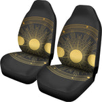 Sun And Moon Phase Print Universal Fit Car Seat Covers