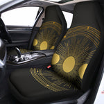 Sun And Moon Phase Print Universal Fit Car Seat Covers