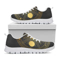 Sun And Moon Phase Print White Running Shoes