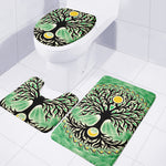 Sun And Moon Yggdrasil Print 3 Piece Bath Mat Set