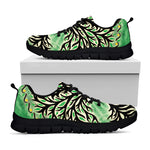 Sun And Moon Yggdrasil Print Black Sneakers