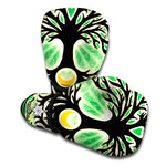 Sun And Moon Yggdrasil Print Boxing Gloves