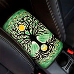 Sun And Moon Yggdrasil Print Car Center Console Cover