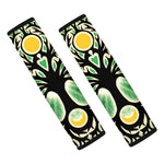 Sun And Moon Yggdrasil Print Car Seat Belt Covers