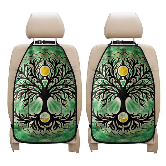 Sun And Moon Yggdrasil Print Car Seat Organizers