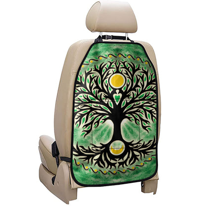 Sun And Moon Yggdrasil Print Car Seat Organizers