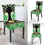 Sun And Moon Yggdrasil Print Dining Chair Slipcover