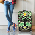 Sun And Moon Yggdrasil Print Luggage Cover