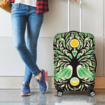 Sun And Moon Yggdrasil Print Luggage Cover