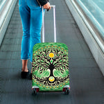 Sun And Moon Yggdrasil Print Luggage Cover