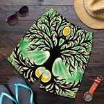 Sun And Moon Yggdrasil Print Men's Shorts