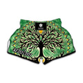 Sun And Moon Yggdrasil Print Muay Thai Boxing Shorts