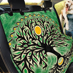 Sun And Moon Yggdrasil Print Pet Car Back Seat Cover